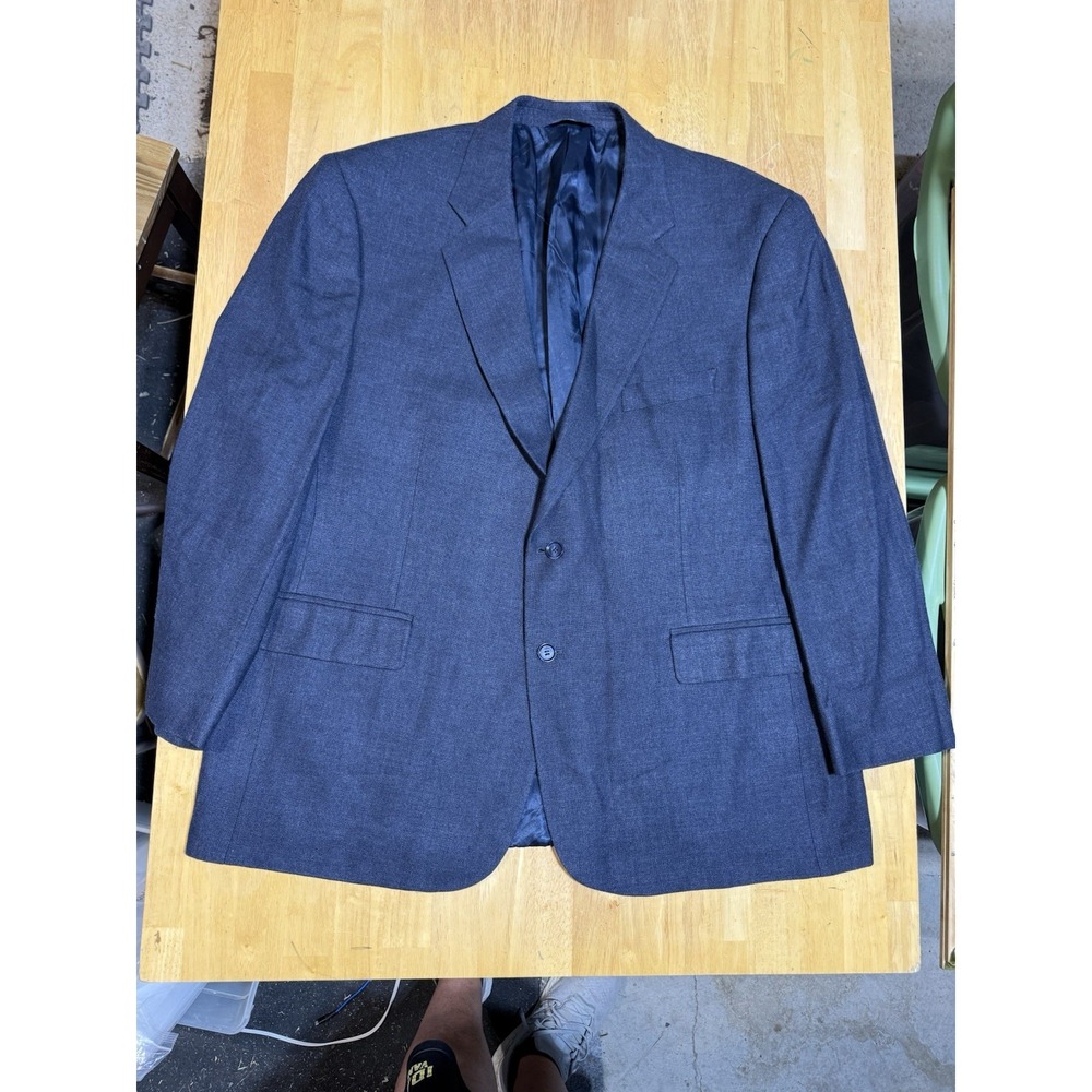 Brooks Brothers 346 Mens 50R Gray Wool Blend 2 Button Blazer Sport Coat